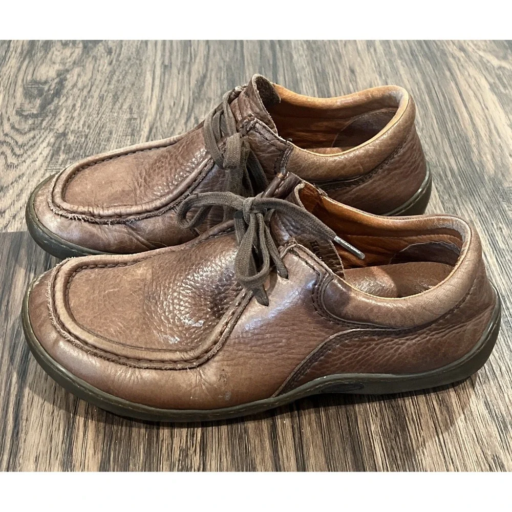Havana Joe Leather Lace Up Shoes Brown Men Size 42 Made In Spain